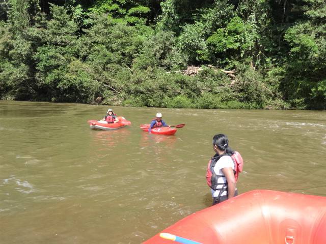 Fluss Sarapiqui Costa Rica Pause